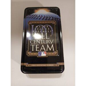 MLB All Century Team Official Video VHS In Collector Tin. Factory Sealed VHS